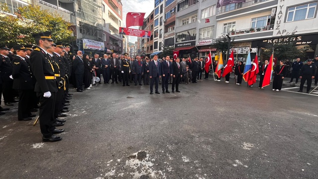 Sinop'ta Boyabat, Türkeli ve Gerze'de Cumhuriyet'in 103. yılı törenle kutlandı