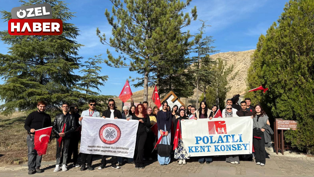 Üniversiteliler Polatlı’nın tarihini keşfetti