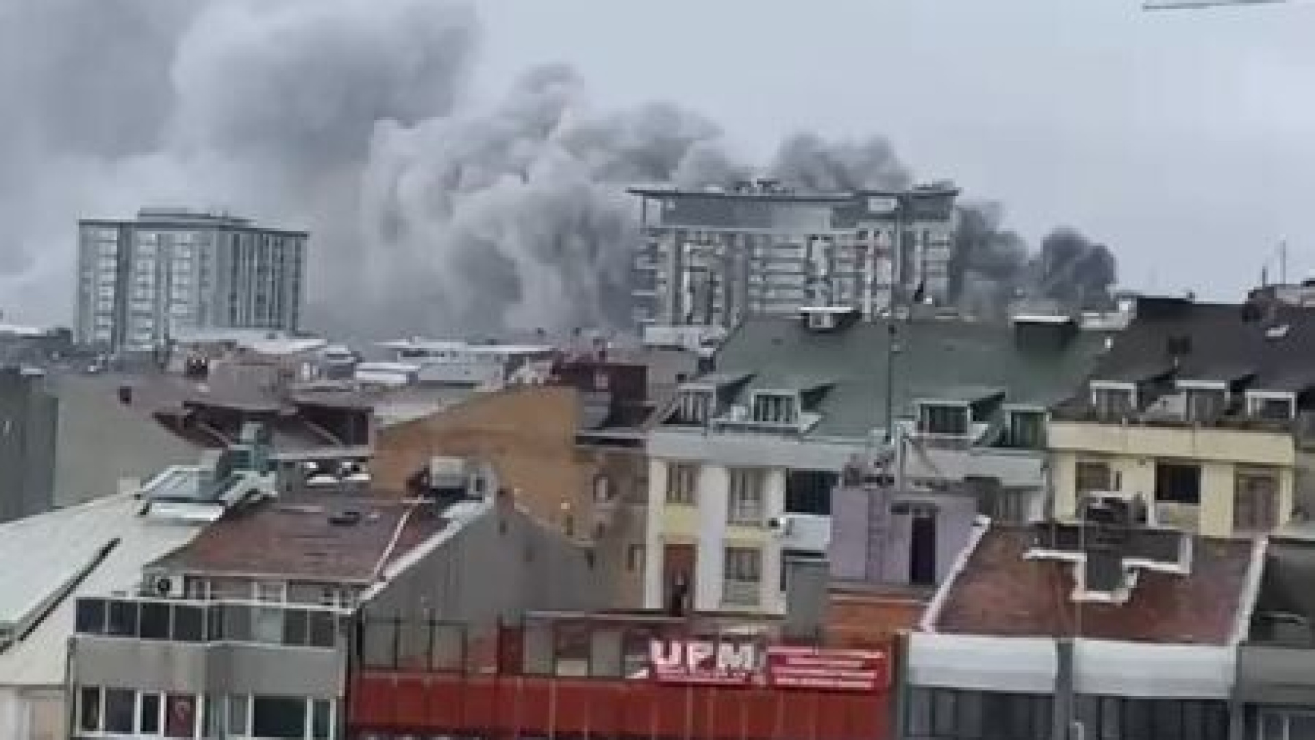 İstanbul'da sanayi sitesinde yangın