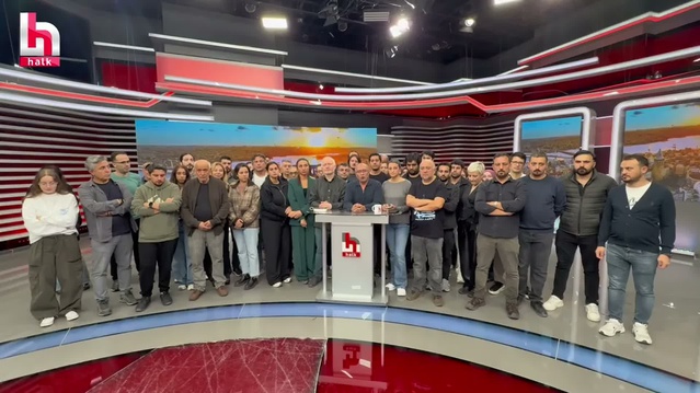 Halk TV'ye kayyum atanmasının ardından Suat Toktaş stüdyoda veda konuşması yaptı