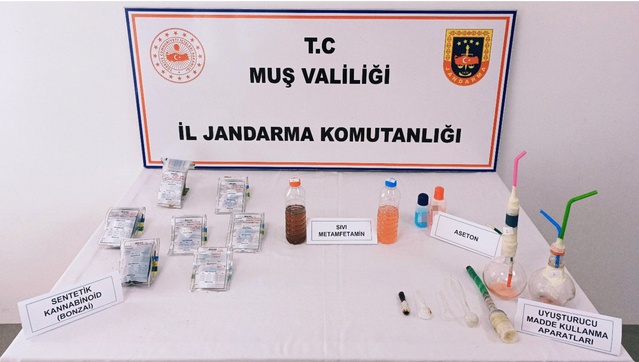 Muş'ta iki ikamete operasyonda 604 gram uyuşturucu ele geçirildi, 1 şüpheli tutuklandı