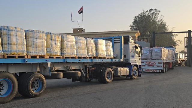 Mısır Kızılayı ateşkese rağmen Gazze'ye 3 bin 439 tondan fazla yardım ulaştırdı