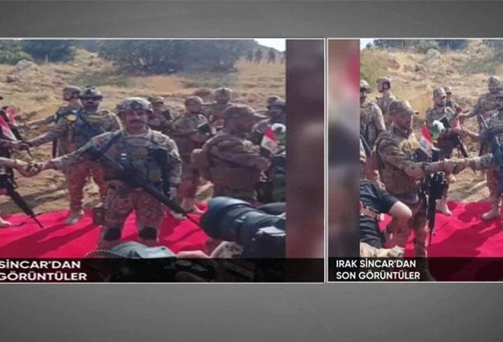 SON DAKİKA... PKK Sincar'dan çekiliyor: Irak bayrağı asıldı