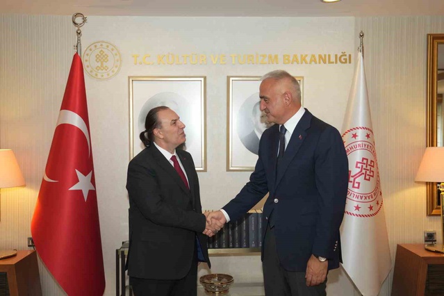 Bakan Ersoy, Devlet Opera ve Balesi Genel Müdürlüğüne atanan Can Atilla'yı kabul etti