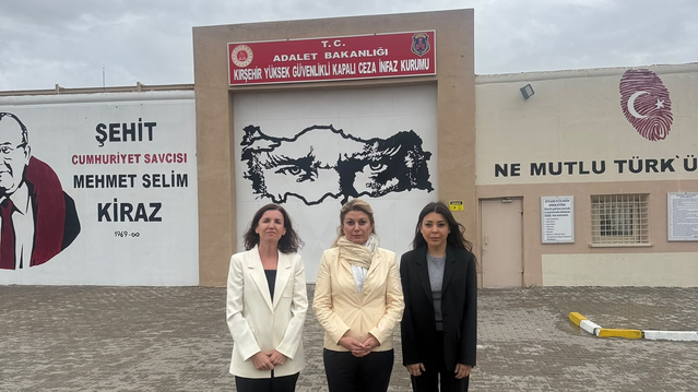 Asu Kaya, tutuklu Çankaya Belediye Başkanı Güner'i Kırşehir Cezaevi'nde ziyaret etti
