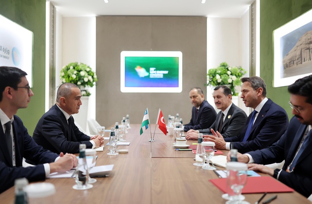Riyad'da Bayraktar, Özbek mevkidaşıyla enerji arz güvenliği konusunda mutabık kaldı