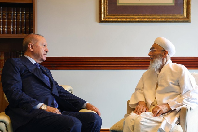 Cumhurbaşkanı Erdoğan'dan hocasına anlamlı ziyaret