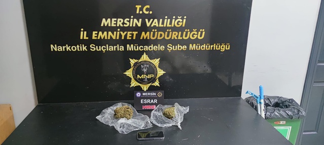 Mersin'de uyuşturucu satıcılarına operasyonda gözaltına alınan 2 şüpheli tutuklandı