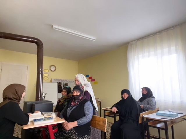 Bayburt Aydıntepe'de kadınlara cami sohbetleri 15 günlük periyotlarla başlatıldı