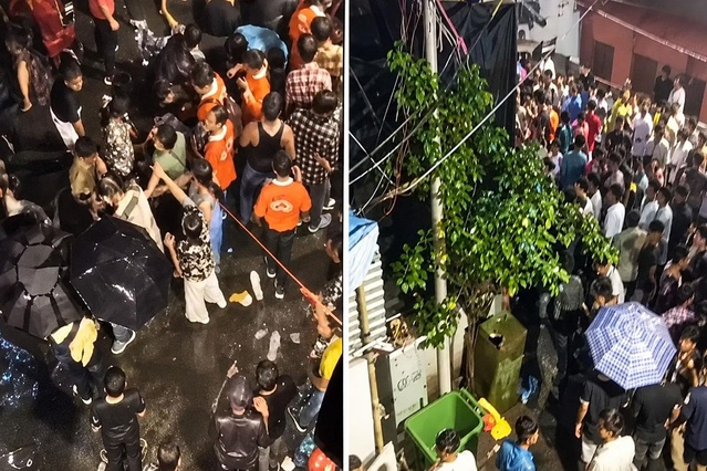 Kalküta'da yağıştan kaçan kalabalıkta izdiham çıktı, 17 kişi öldü