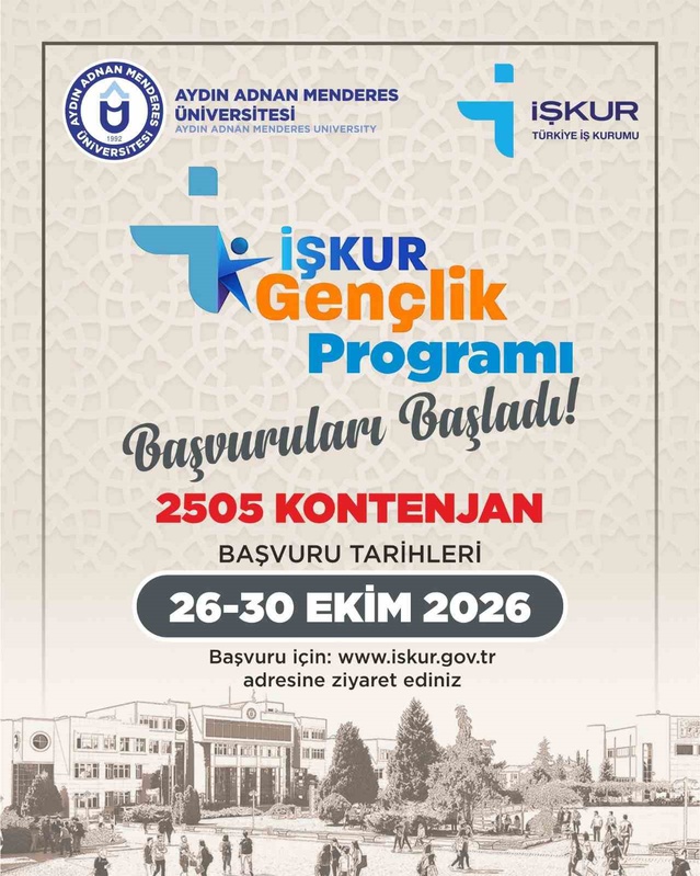 İŞKUR Gençlik Programı'nda ADÜ öğrencilerine 2 bin 505 kişilik kontenjan ayrıldı