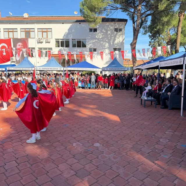Aydın Yenipazar'da Cumhuriyet'in 103. yıl dönümü coşkuyla kutlandı