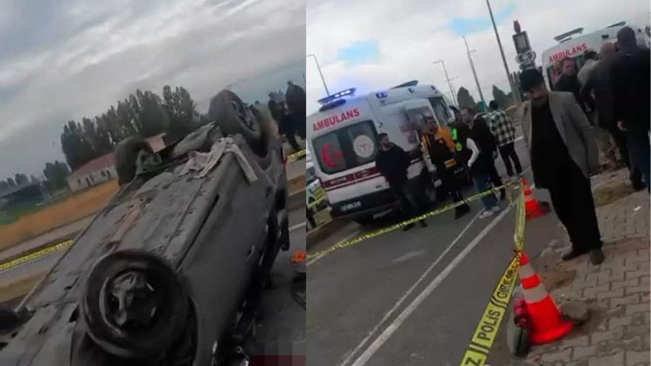 Kontrolden çıkan otomobil takla attı: 1 kişi öldü