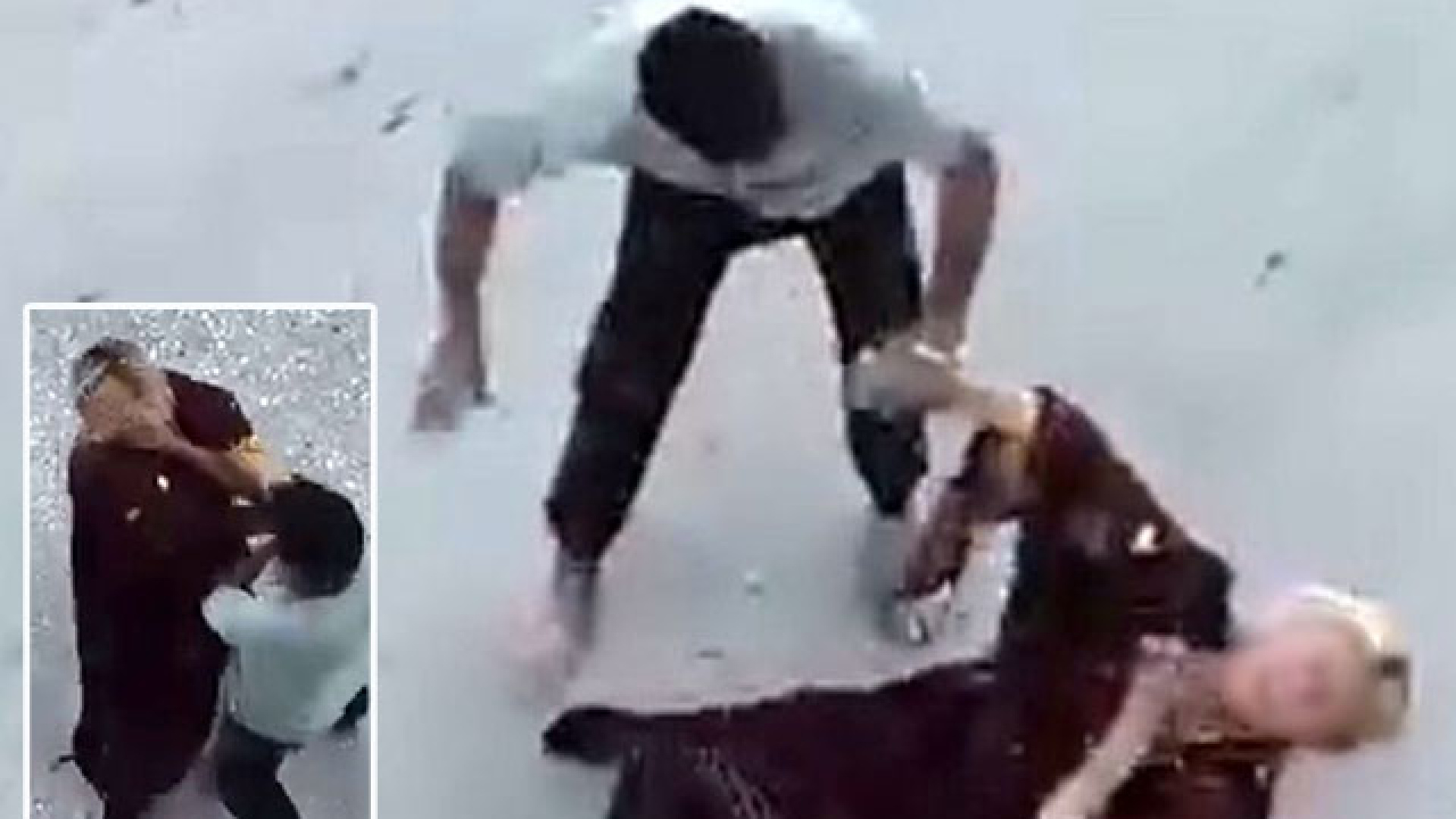 Sokaktaki feryatlar yürekleri parçaladı... Kadına şiddet kamerada!