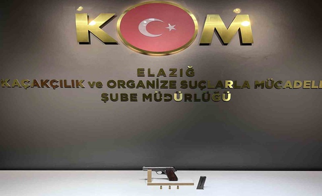Elazığ'da tefecilere yönelik operasyonda 4 şüpheli tutuklandı, 1 tabanca bulundu