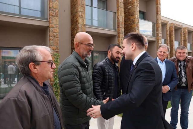 Gökçeada Kaymakamı Acar, Muhtarlar Günü'nde muhtarları kahvaltıda ağırladı