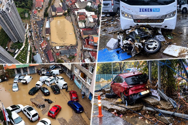 Görüntüler korkunç! Sel felaketinin bilançosu gün ağarınca ortaya çıktı