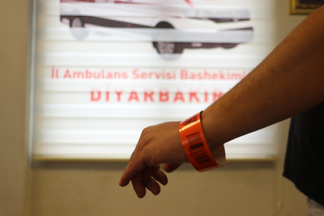 Diyarbakır'da acil ekipler Ekim'de 9 bin 397 vakada akıllı bileklikle takip sağladı