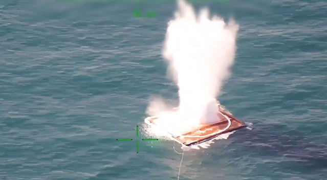 ASELSAN'ın KGK-84'ü F-16'dan ilk kalifikasyon atışında Sinop'ta deniz hedefini vurdu