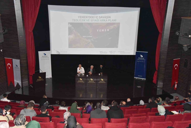 Düzce Üniversitesi'ndeki panelde Yemen iç savaşının teolojik arka planı anlatıldı