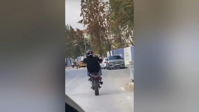 Kartal'da motosiklet sürücüsüne 242 bin lira ceza kesildi