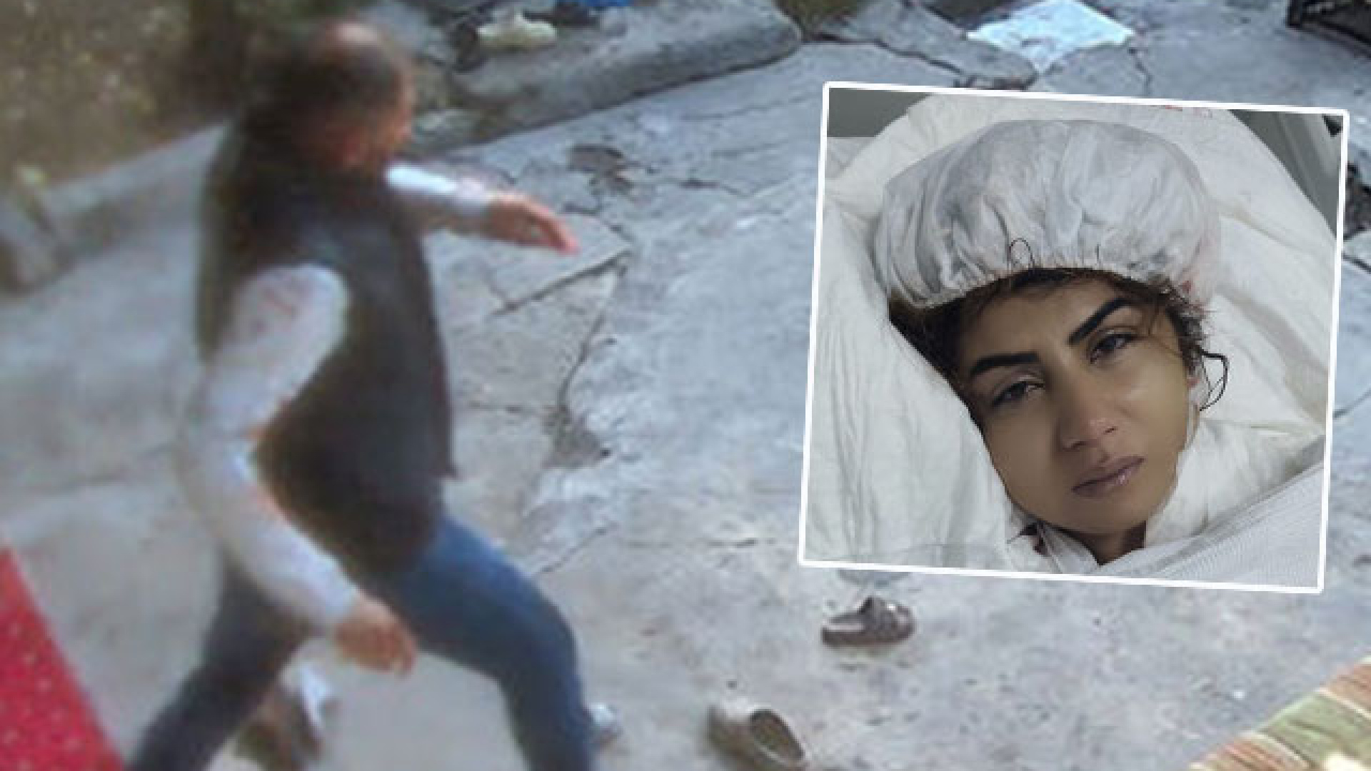 Anne kızı bıçaklamaya giderken kameraya yansıdı
