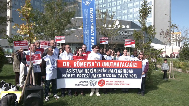 Dr. Rümeysa Berin Şen anıldı, bazı kliniklerde nöbet ertesi izni uygulanmıyor