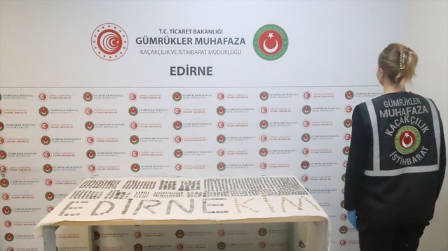 Ticaret Bakanlığı ekipleri Edirne'de 7 bin 160 kültür varlığı ele geçirdi