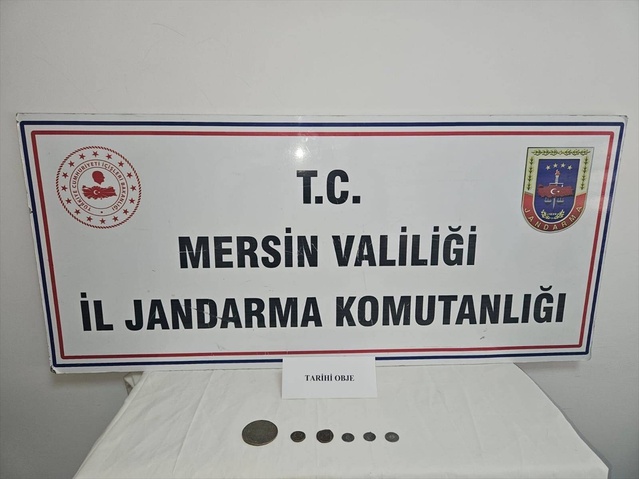 Mersin Anamur'da operasyonda 1 şüpheli gözaltına alındı, 6 obje ele geçirildi