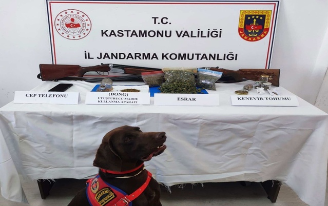 Kastamonu'da 5-11 Ekim'deki uyuşturucu operasyonlarında 6 şüpheliden 2'si tutuklandı