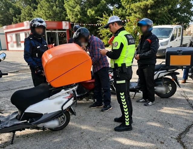 Mardin'de denetimde 215 motosiklet kontrol edildi, 27 sürücüye para cezası kesildi