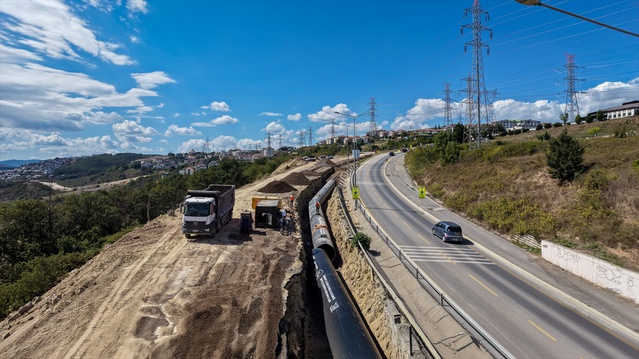 Sakarya'da Ballıkaya Barajı isale hattı çalışmaları 3 noktada sürüyor