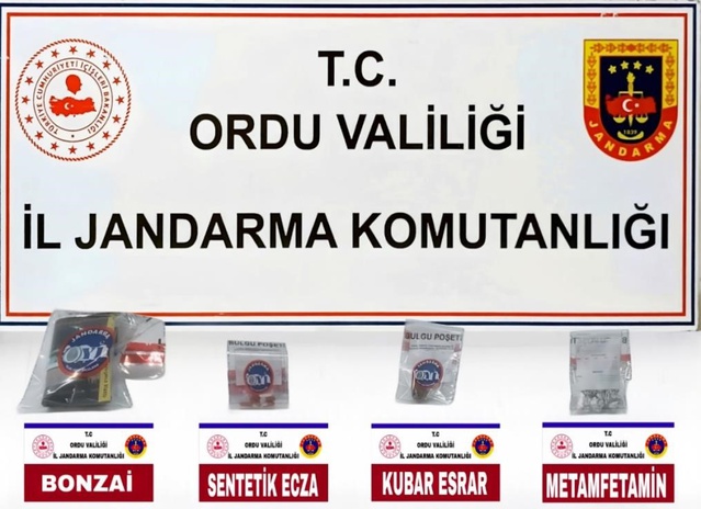 Ordu'da jandarma 1 haftada 26 uyuşturucu operasyonu düzenledi, 26 şüpheli yakalandı