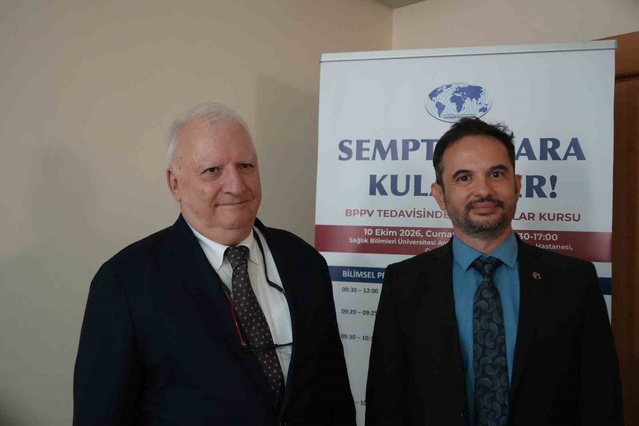 Antalya'da Prof. Dr. Özgirgin, baş dönmesinde cerrahi yerine manevra eğitimi verdi