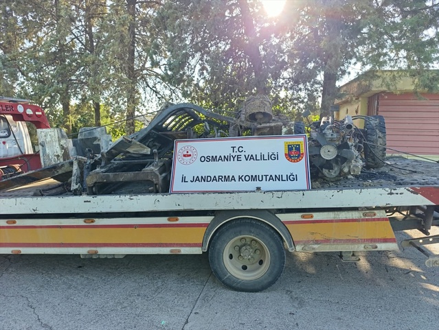 Osmaniye-Kadirli yol çalışmasındaki fork-lift hırsızlığında 3 şüpheli tutuklandı