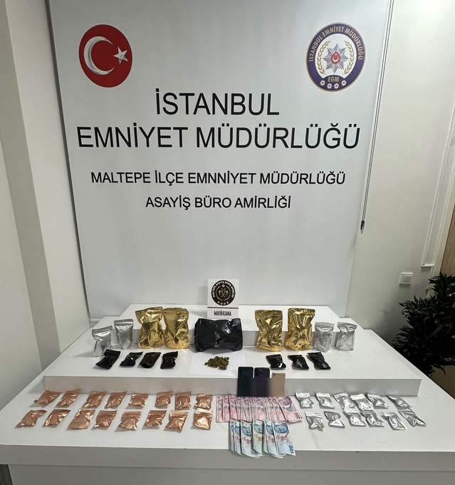 İstanbul Maltepe ve Kartal'da 2 şüpheli tutuklandı, araçta 770 gram marihuana bulundu
