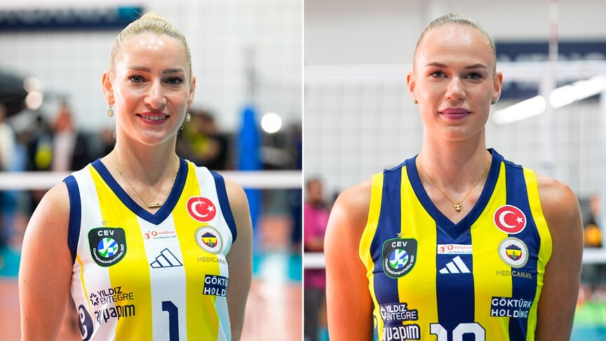 Fenerbahçe Medicanalı voleybolcular Gizem Örge ile Fedorovtseva, takımın gücüne güveniyor