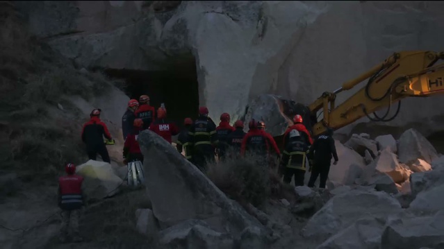 Göreme'de toprak kaymasında can kaybı 3'e yükseldi, Nevşehir Valisi açıkladı