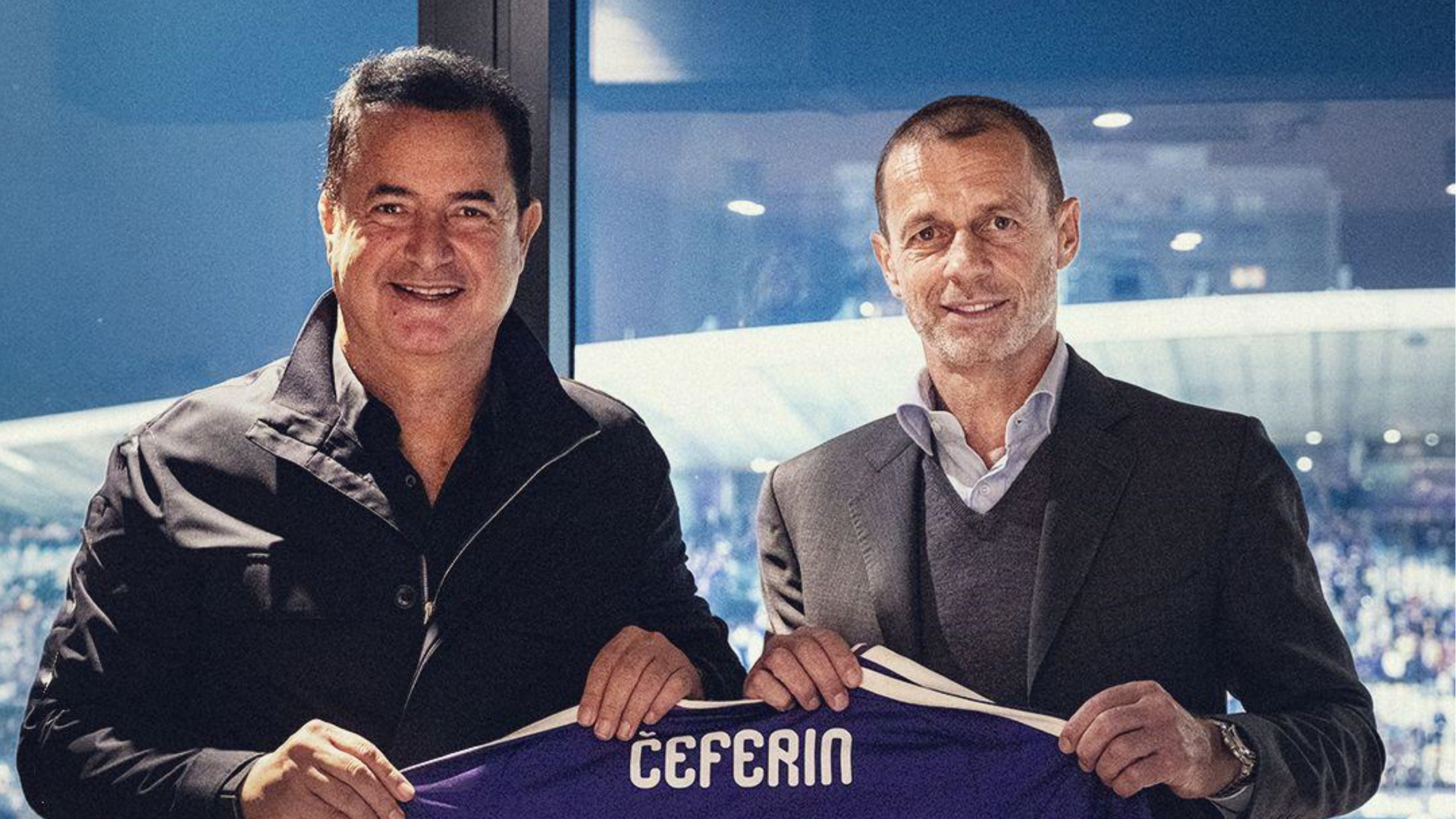 Acun Ilıcalı, UEFA Başkanı'yla buluştu