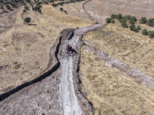Midyat Belediyesi ile MARSU, Toptepe'de 4 bin metrelik atık su hattını bitirdi