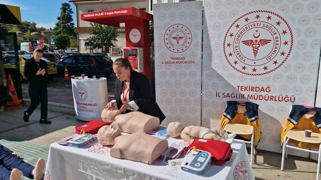 Tekirdağ'da ani kalp ölümlerini yüzde 30-60 azaltmak için şok cihazları kuruldu