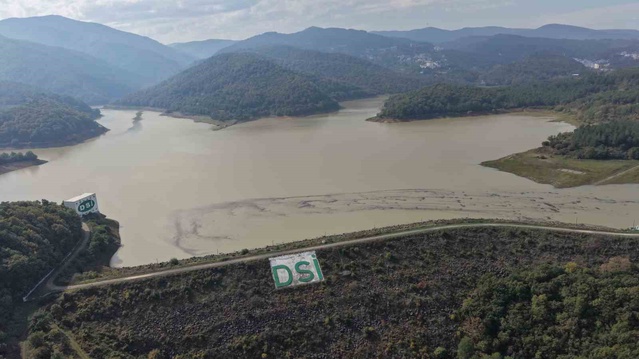 Yalova'da Gökçe Barajı'nda doluluk 23 Ekim'de yüzde 66'ya geriledi, tahliye sürüyor