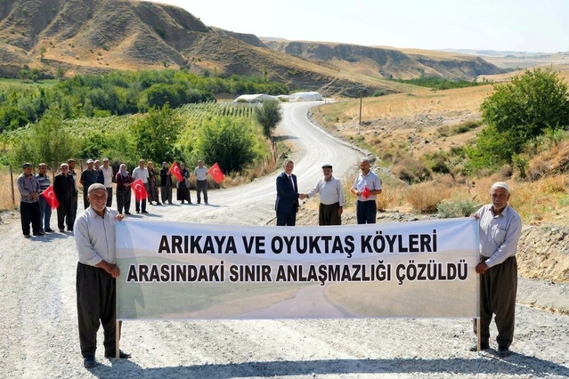 Batman Kozluk'ta Arıkaya ve Oyuktaş'ın arazi sınırı Valilik kararıyla netleşti