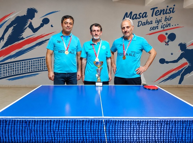 Erzurum İl Sağlık Müdürlüğü, 4. Kamu Spor Oyunları masa tenisinde şampiyon oldu