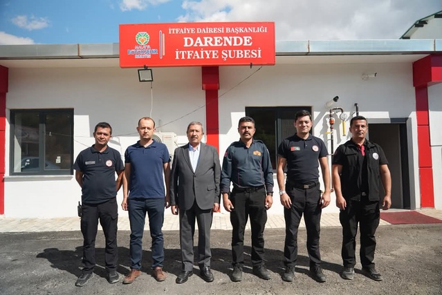 Darende Belediye Başkanı Bozkurt, İtfaiye Haftası'nda itfaiyecileri ziyaret etti