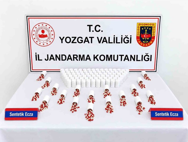 Yozgat Yerköy'de narkotik operasyonunda 5 bin 626 sentetik hap ele geçirildi