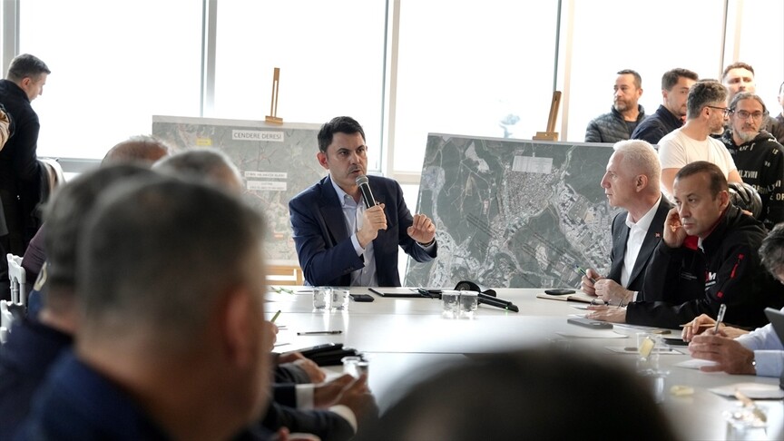 Bakan Kurum'dan İstanbul'daki sele ilişkin paylaşım