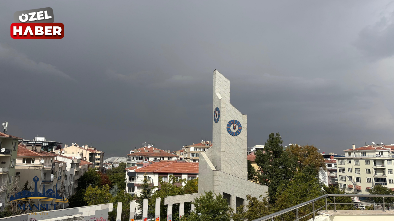 Ankara semaları griye büründü