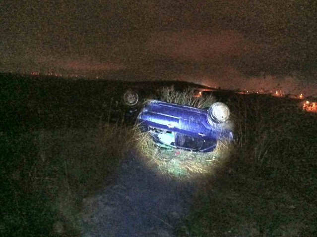 Karabük Safranbolu'da kontrolden çıkan otomobil takla attı, 3 kişi yaralandı