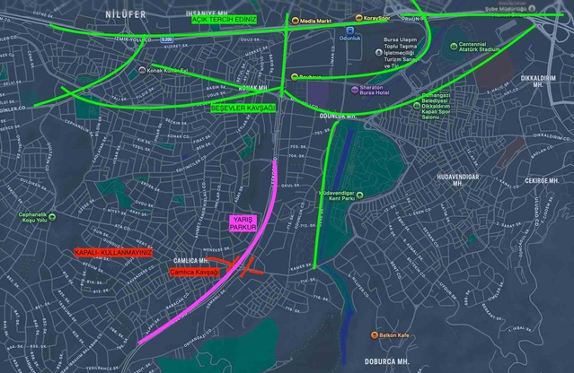 Bursa'da 13. Eker I Run nedeniyle bazı yollar Pazar 06.00-14.00 arası kapatılacak